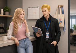 When did you get back from ~?のイラスト