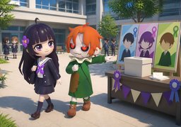 There's going to be an election for ~.のイラスト