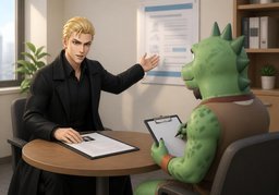 I'd like to apply for ~.のイラスト