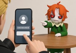 로그인のイラスト
