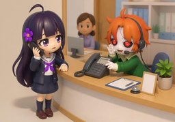 Can I speak to someone?のイラスト