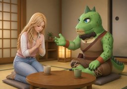 Will you forgive me if I ~?のイラスト