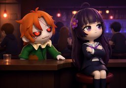 None of your business.のイラスト