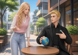 What planet are you from?のイラスト