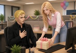 It's a gift.のイラスト