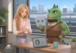 Take the bitter with the sweet.のイラスト