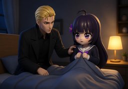 You must have had a nightmare.のイラスト