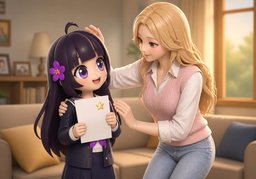 That's my girl.のイラスト
