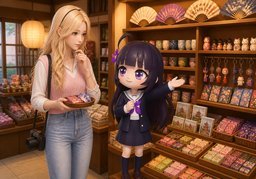 ~ has all kinds of ~.のイラスト
