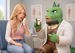 Are you taking any medication?のイラスト