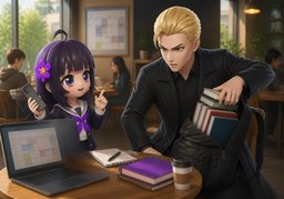 hit the booksのイラスト