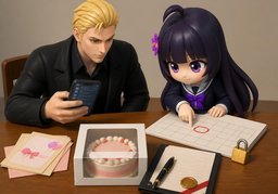 ~ is set in stone.のイラスト