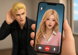 We have a bad connection.のイラスト