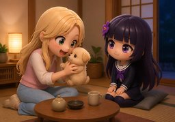 ~ so cute I want to eat ~ up!のイラスト