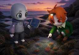 What can you catch ~?のイラスト