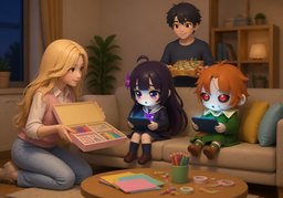 How about a hobby with ~?のイラスト