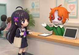 No ~ is required.のイラスト