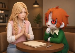 What did you pray for?のイラスト