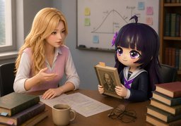 What did you study?のイラスト