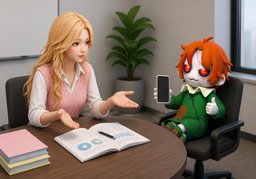 I'll be in touch.のイラスト