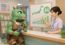 What's the life expectancy of ~?のイラスト