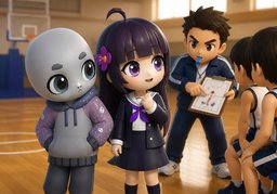 up one's gameのイラスト