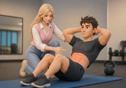 Tone up ~ to ~.のイラスト
