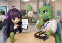 Could ~ be a crush?のイラスト