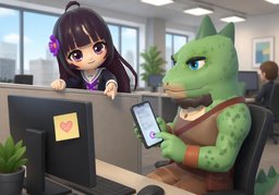 make one's dayのイラスト
