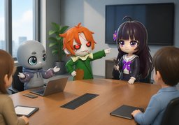 We've decided to ask ~ to ~.のイラスト