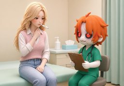 What are your symptoms?のイラスト