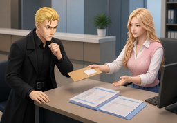 I had ~ reimburse me for ~.のイラスト