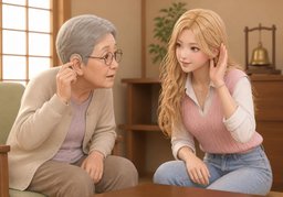 Clear as a bell.のイラスト