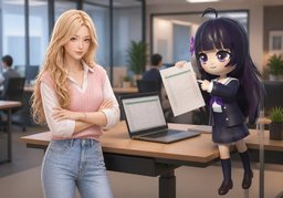 I'm an ~ pro.のイラスト