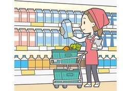 超市のイラスト