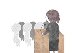当众のイラスト