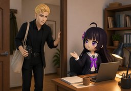 Am I disturbing you?のイラスト