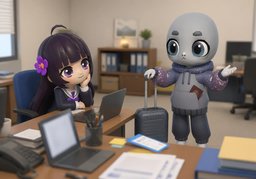 I'll contact you after ~.のイラスト