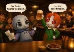 Let the good times roll.のイラスト