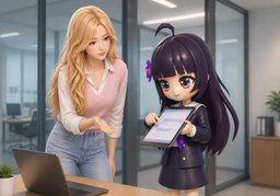 Let me make sure ~ is correct.のイラスト