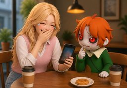 What's so funny?のイラスト