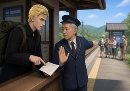 Is ~ spoken there?のイラスト