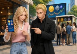 ~ are keeping their savings in ~!のイラスト