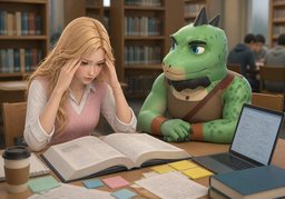 wrap one's head around ~のイラスト