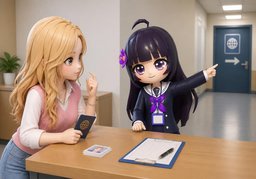 Where do I go to have ~ issued?のイラスト