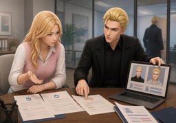 Is there anything suspicious about ~?のイラスト