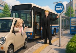 Only ~ stop here.のイラスト