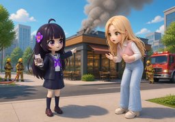 When did ~ happen?のイラスト