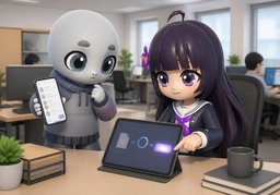 I transfer without ~.のイラスト