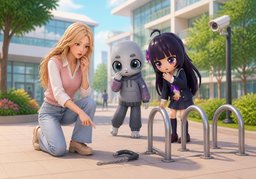 Was anyone watching when ~ was stolen?のイラスト